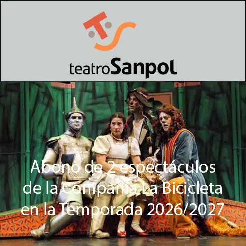 Abono temporada 26/27 para 2 espectáculos